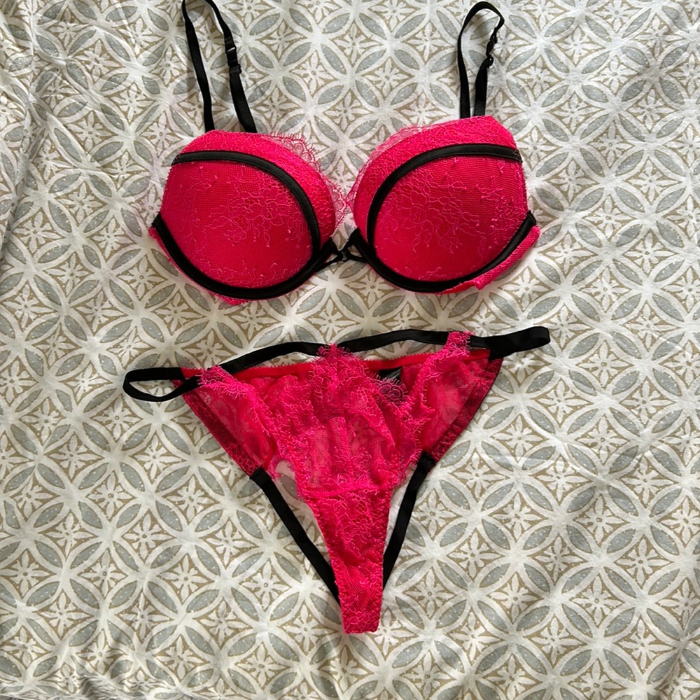 Victoria’s Secret  push up bra and panty set